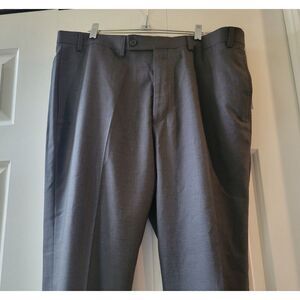 Calvin Klein Slim-Fit Jerome Dress Pants Men's Size 38x32 Black Trousers Stretch